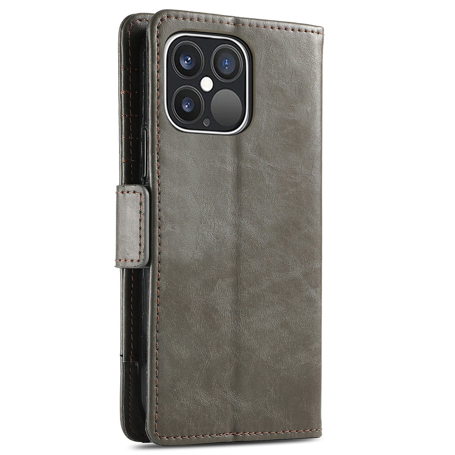 CASENEO 002 Series Business Style Splicing Leather Phone Case for iPhone 13 Pro Max 6.7 inch