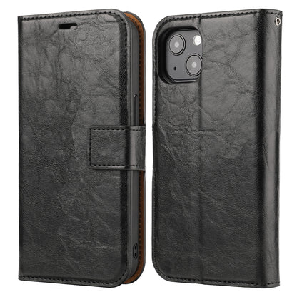 Crazy Horse Texture Detachable Leather Wallet Stand Design Phone Cover Case for iPhone 13 Pro 6.1 inch