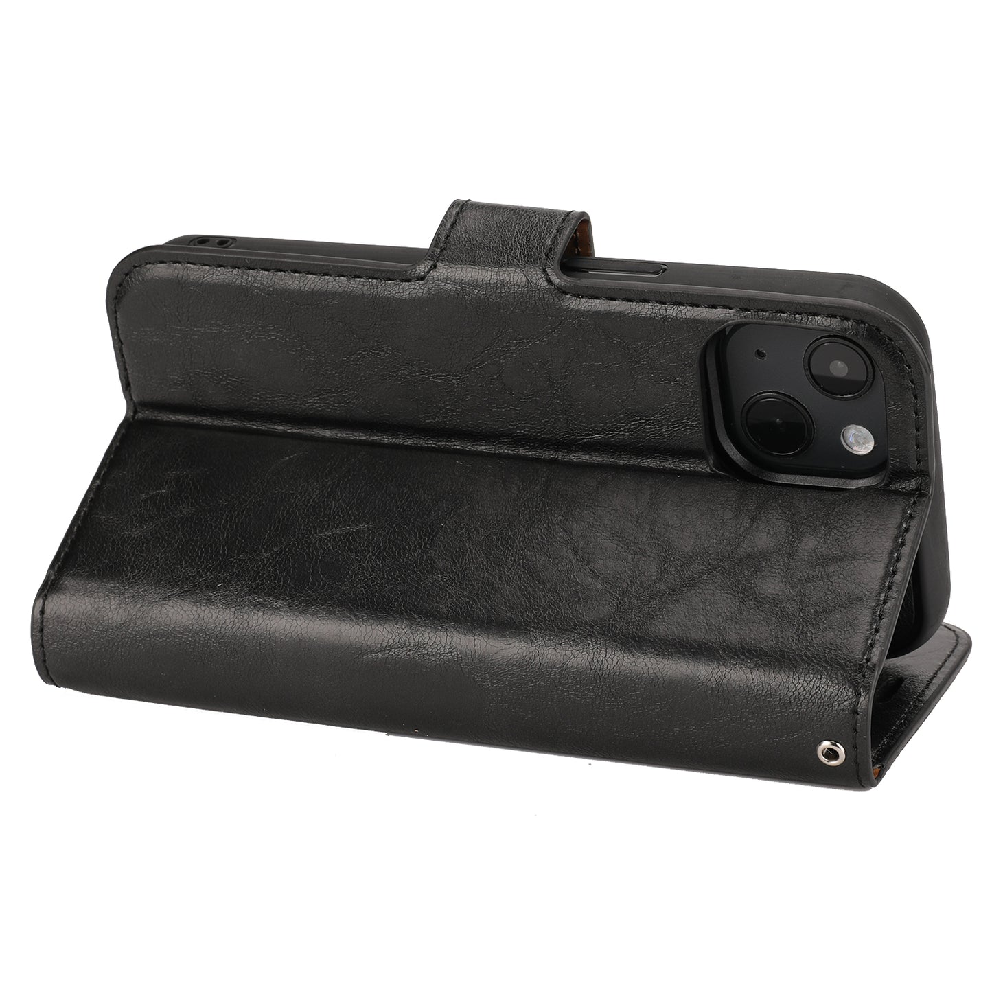 Crazy Horse Texture Detachable Leather Wallet Stand Design Phone Cover Case for iPhone 13 Pro 6.1 inch