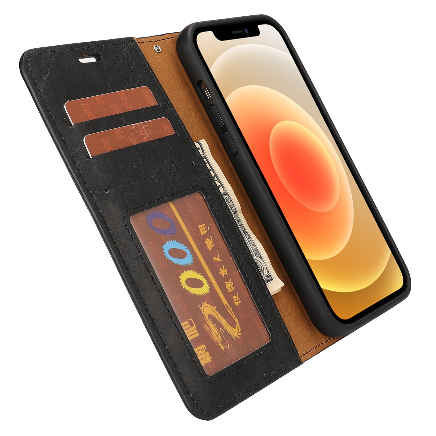 Crazy Horse Texture Detachable Leather Wallet Stand Design Phone Cover Case for iPhone 13 Pro 6.1 inch