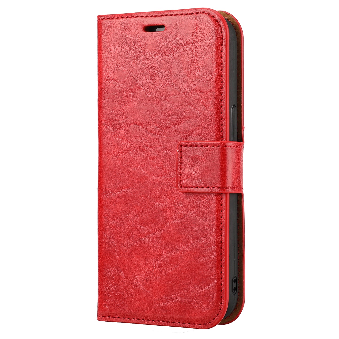 Crazy Horse Texture Detachable Leather Wallet Stand Design Phone Cover Case for iPhone 13 Pro 6.1 inch