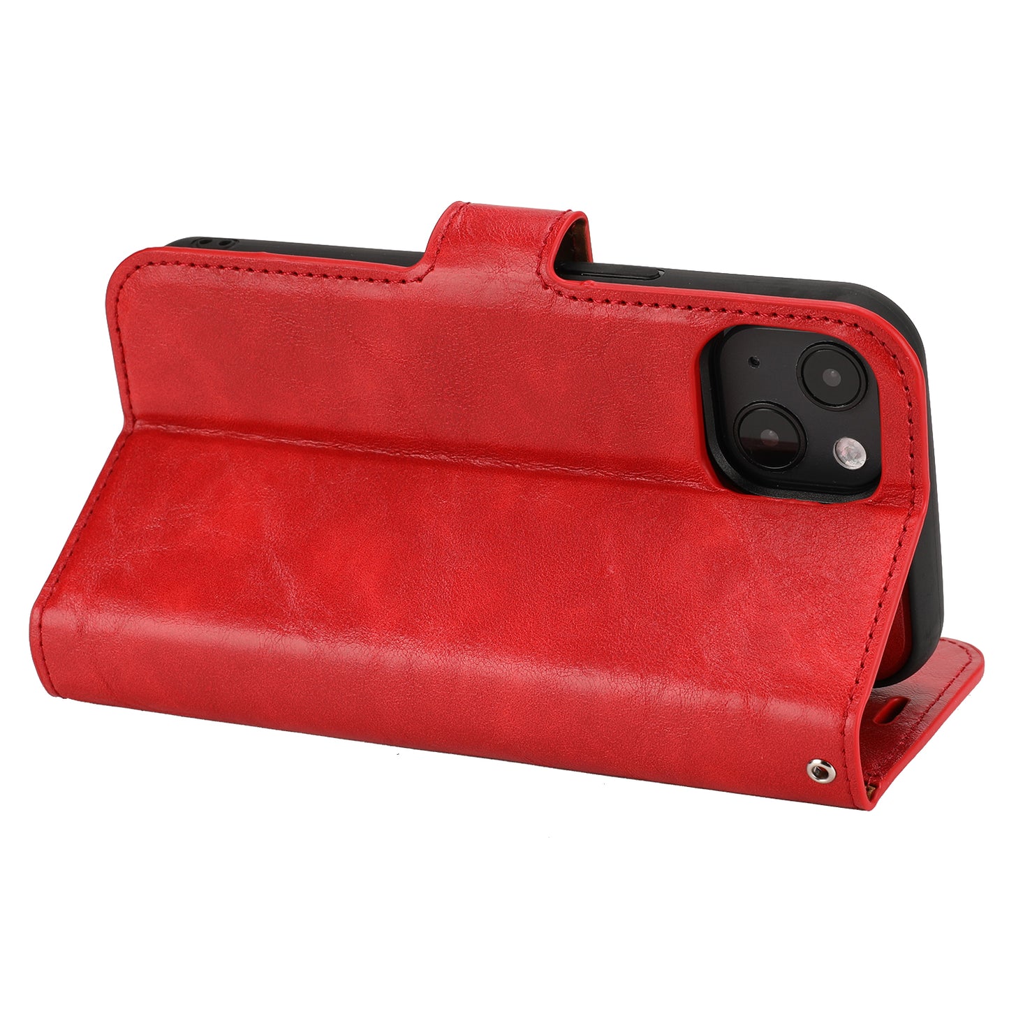 Crazy Horse Texture Detachable Leather Wallet Stand Design Phone Cover Case for iPhone 13 Pro 6.1 inch