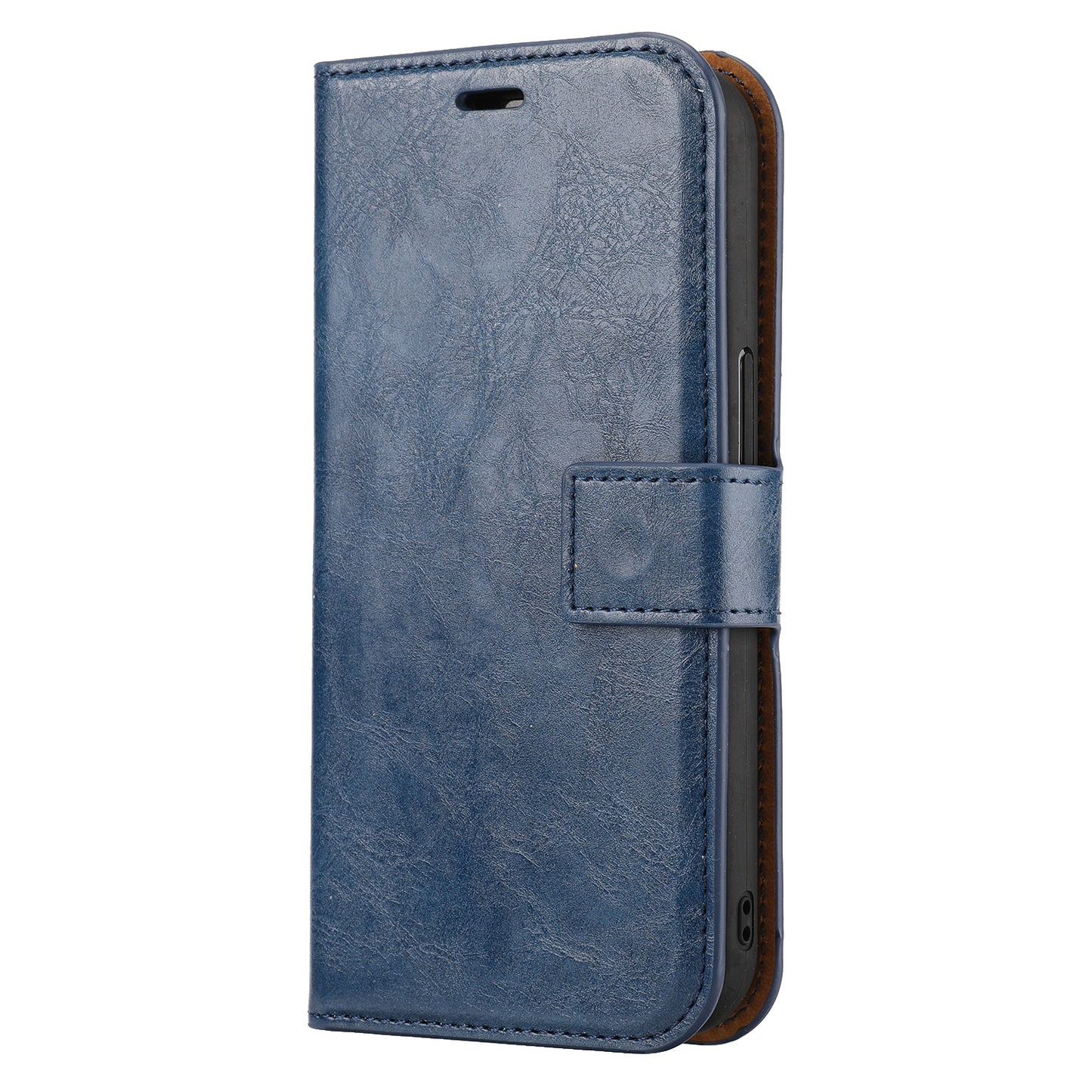 Crazy Horse Texture Detachable Leather Wallet Stand Design Phone Cover Case for iPhone 13 Pro 6.1 inch
