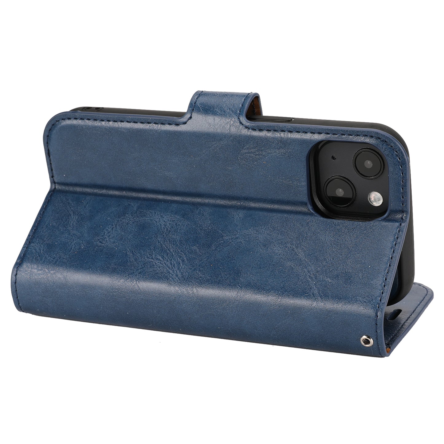 Crazy Horse Texture Detachable Leather Wallet Stand Design Phone Cover Case for iPhone 13 Pro 6.1 inch