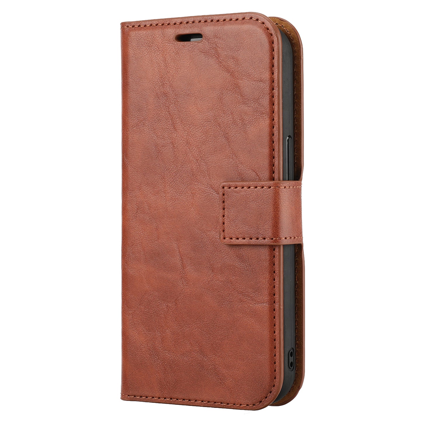 Crazy Horse Texture Detachable Leather Wallet Stand Design Phone Cover Case for iPhone 13 Pro 6.1 inch