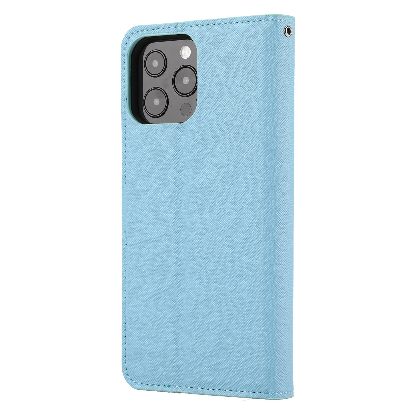 Cross Texture Wallet Stand Design Detachable Leather Phone Case Protector for iPhone 13 Pro 6.1 inch