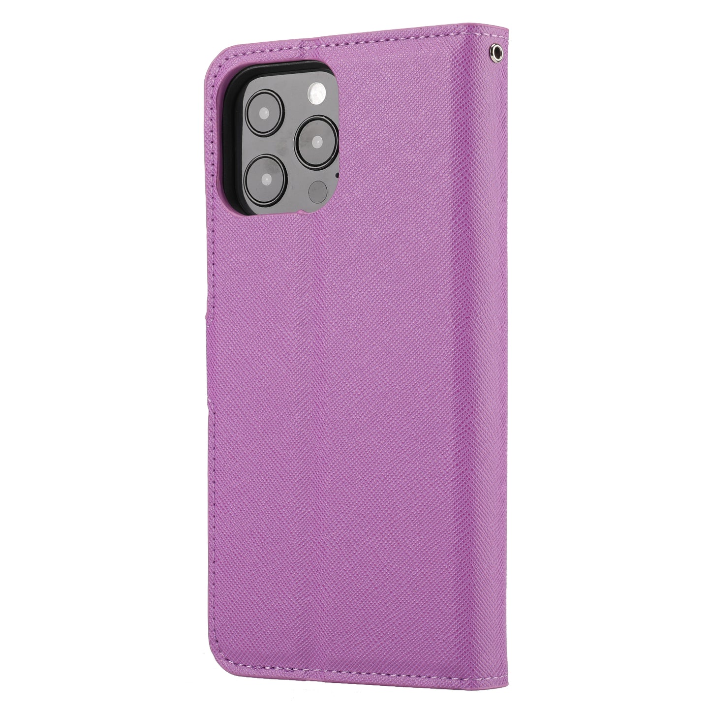 Cross Texture Wallet Stand Design Detachable Leather Phone Case Protector for iPhone 13 Pro 6.1 inch