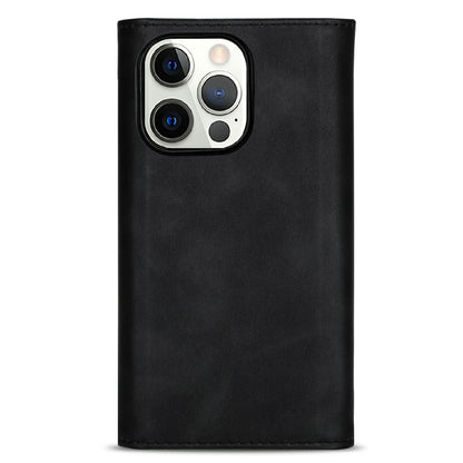 Leather Zipper Wallet Strap Design Full Protection Phone Case with Stand for iPhone 13 Pro 6.1 inch