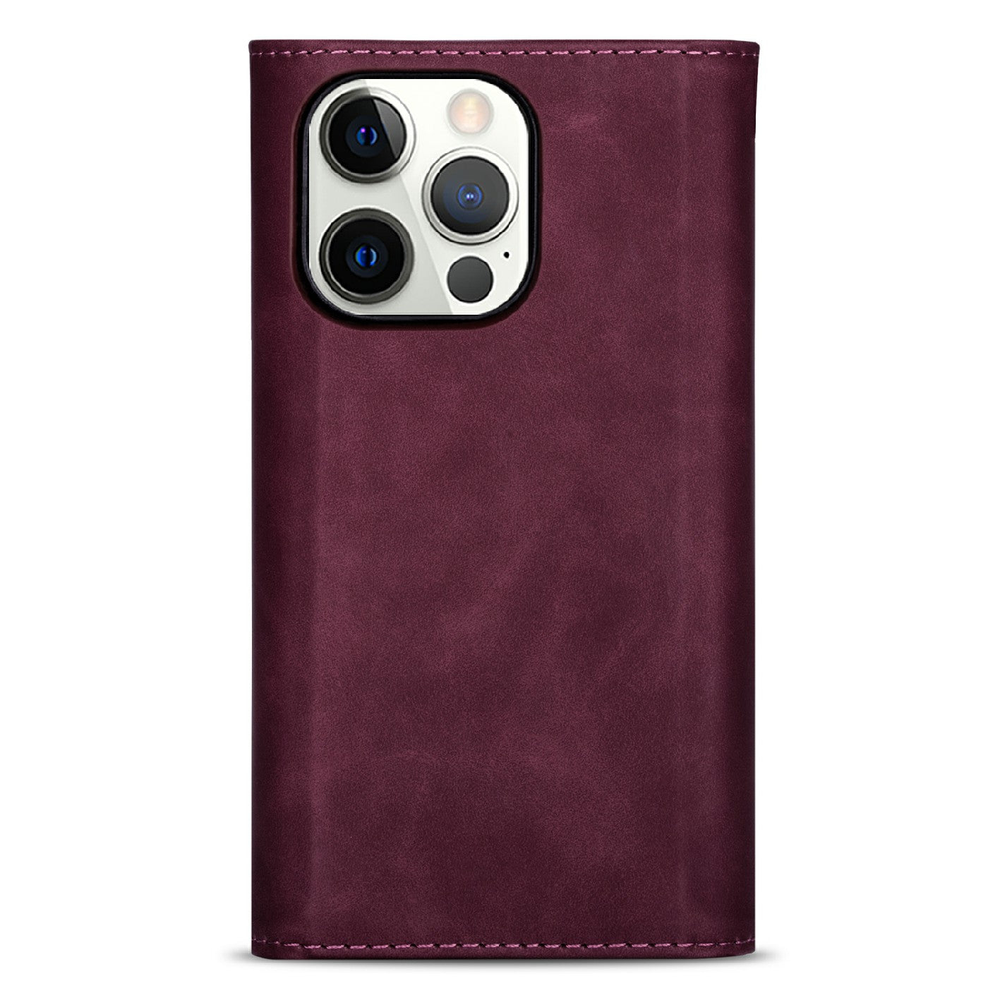 Leather Zipper Wallet Strap Design Full Protection Phone Case with Stand for iPhone 13 Pro 6.1 inch