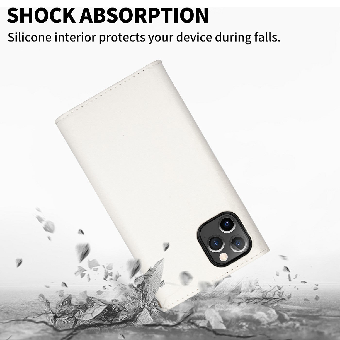 Skin Feeling Stylish Leather Zipper Wallet Stand Phone Case with Two Straps for iPhone 13 Pro Max 6.7 inch