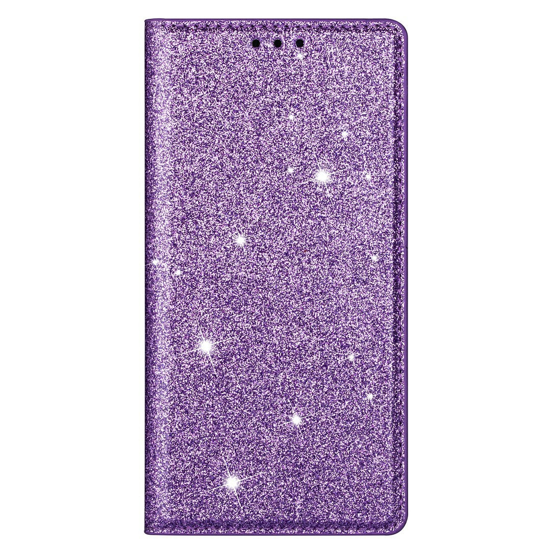 Ultra-thin Glitter Powder PU Leather Phone Stand Case Cover for iPhone 13 Pro Max 6.7 inch