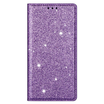 Ultra-thin Glitter Powder PU Leather Phone Stand Case Cover for iPhone 13 Pro Max 6.7 inch