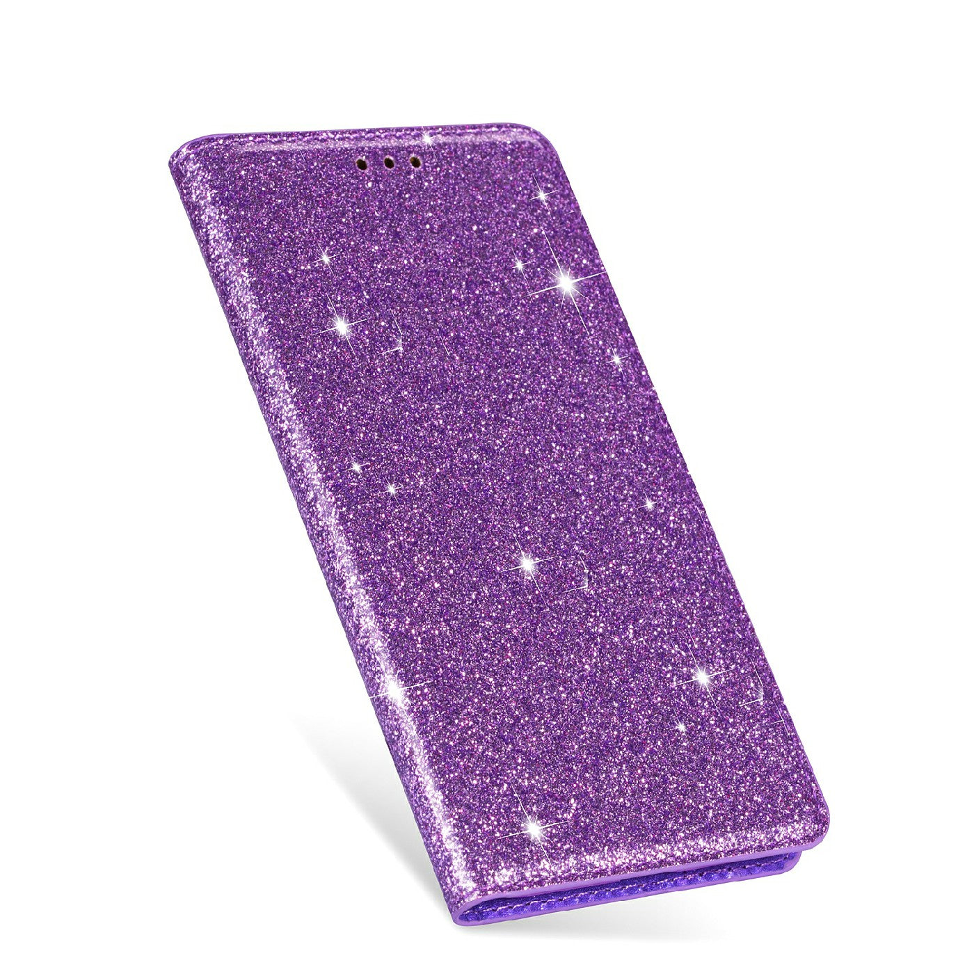 Ultra-thin Glitter Powder PU Leather Phone Stand Case Cover for iPhone 13 Pro Max 6.7 inch