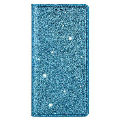 Ultra-thin Glitter Powder PU Leather Phone Stand Case Cover for iPhone 13 Pro Max 6.7 inch