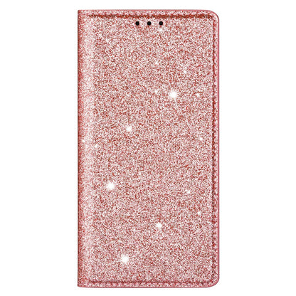 Ultra-thin Glitter Powder PU Leather Phone Stand Case Cover for iPhone 13 Pro Max 6.7 inch