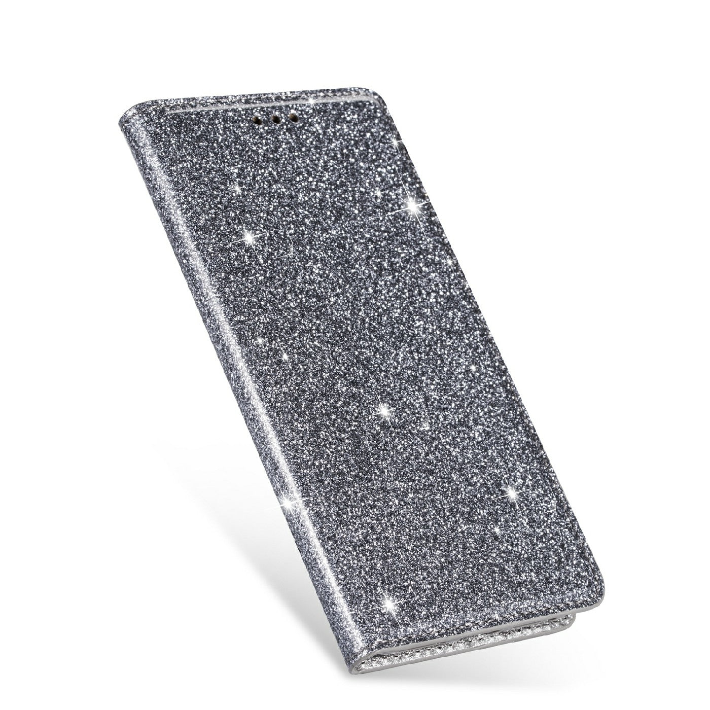 Ultra-thin Glitter Powder PU Leather Phone Stand Case Cover for iPhone 13 Pro Max 6.7 inch