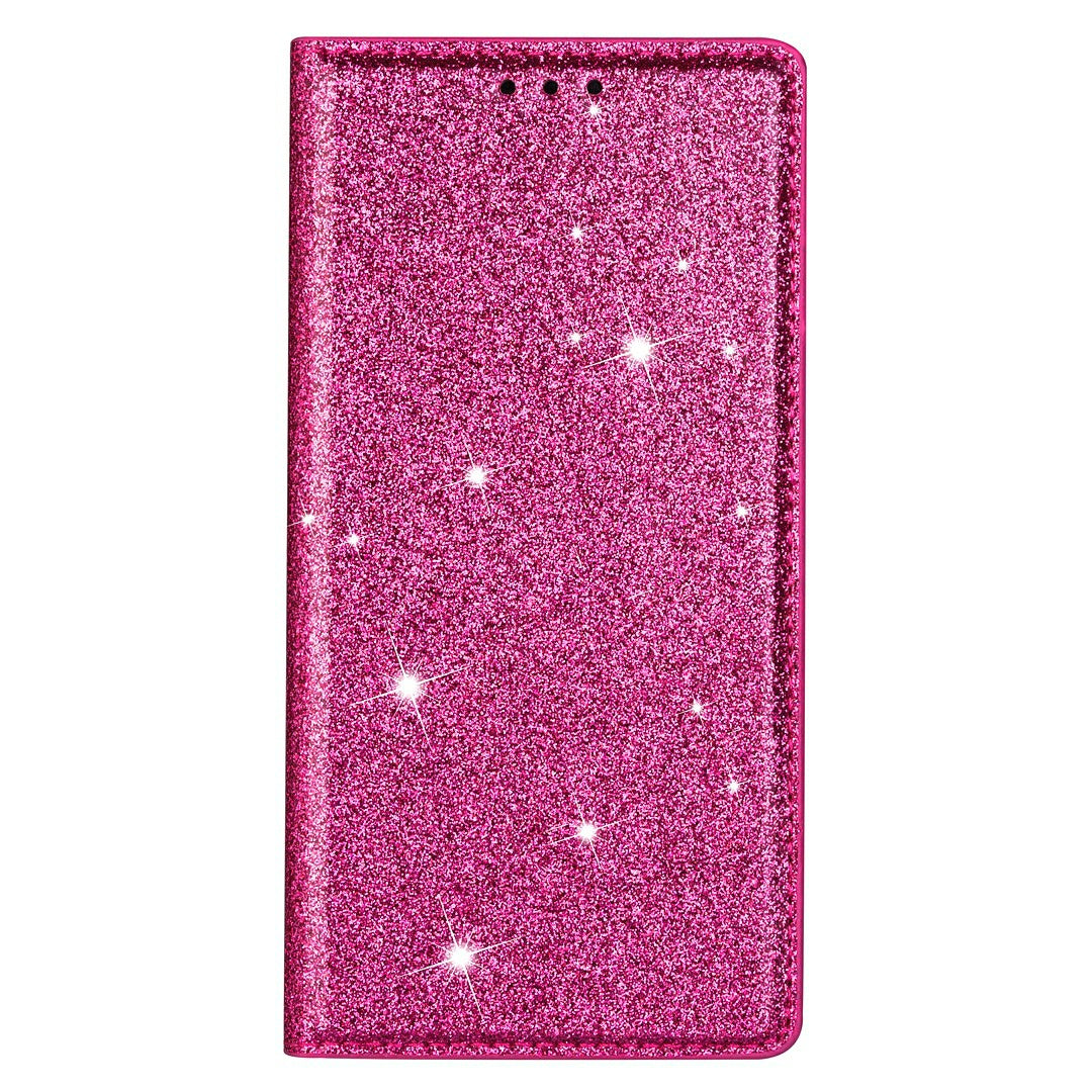 Ultra-thin Glitter Powder PU Leather Phone Stand Case Cover for iPhone 13 Pro Max 6.7 inch