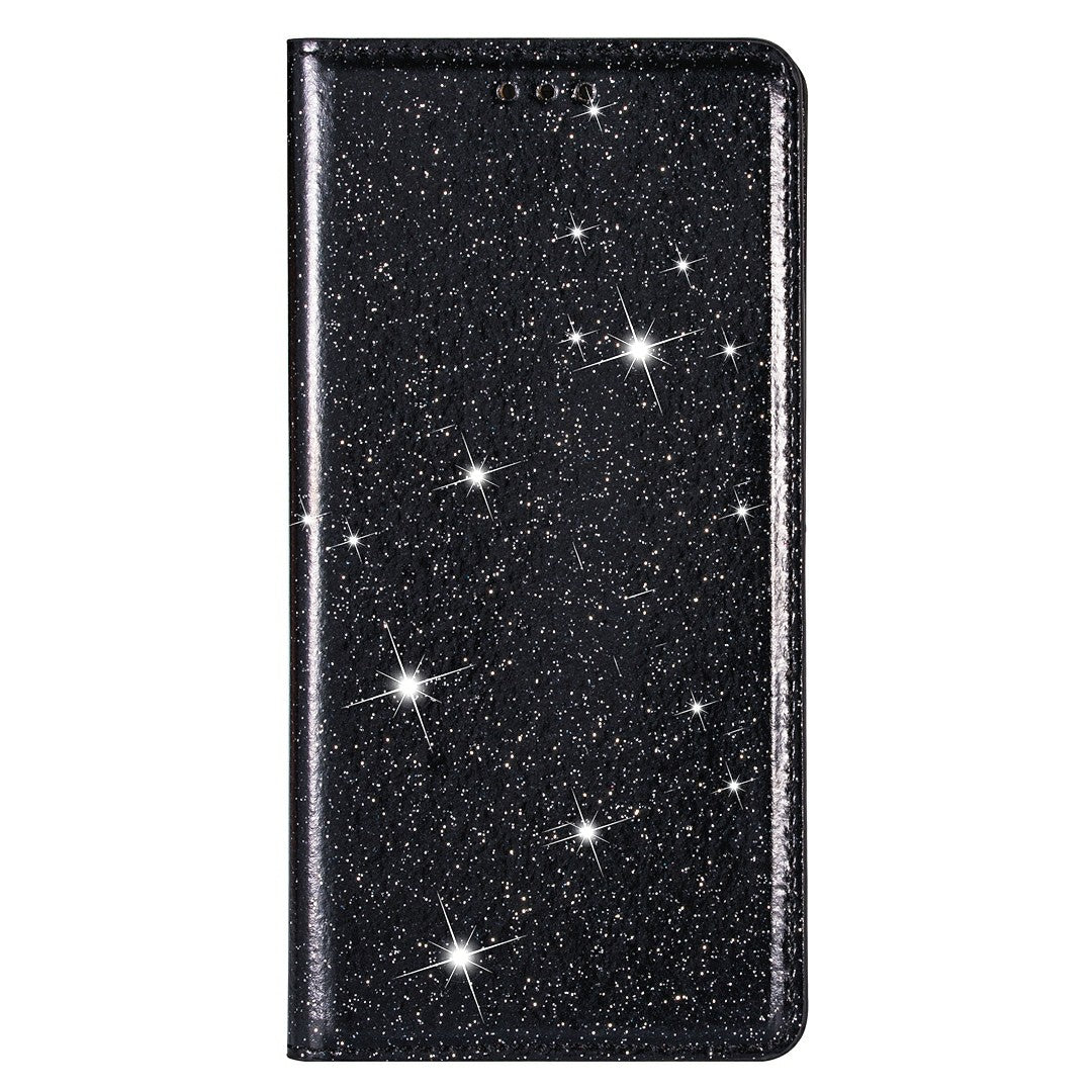 Ultra-thin Glitter Powder PU Leather Phone Stand Case Cover for iPhone 13 Pro Max 6.7 inch