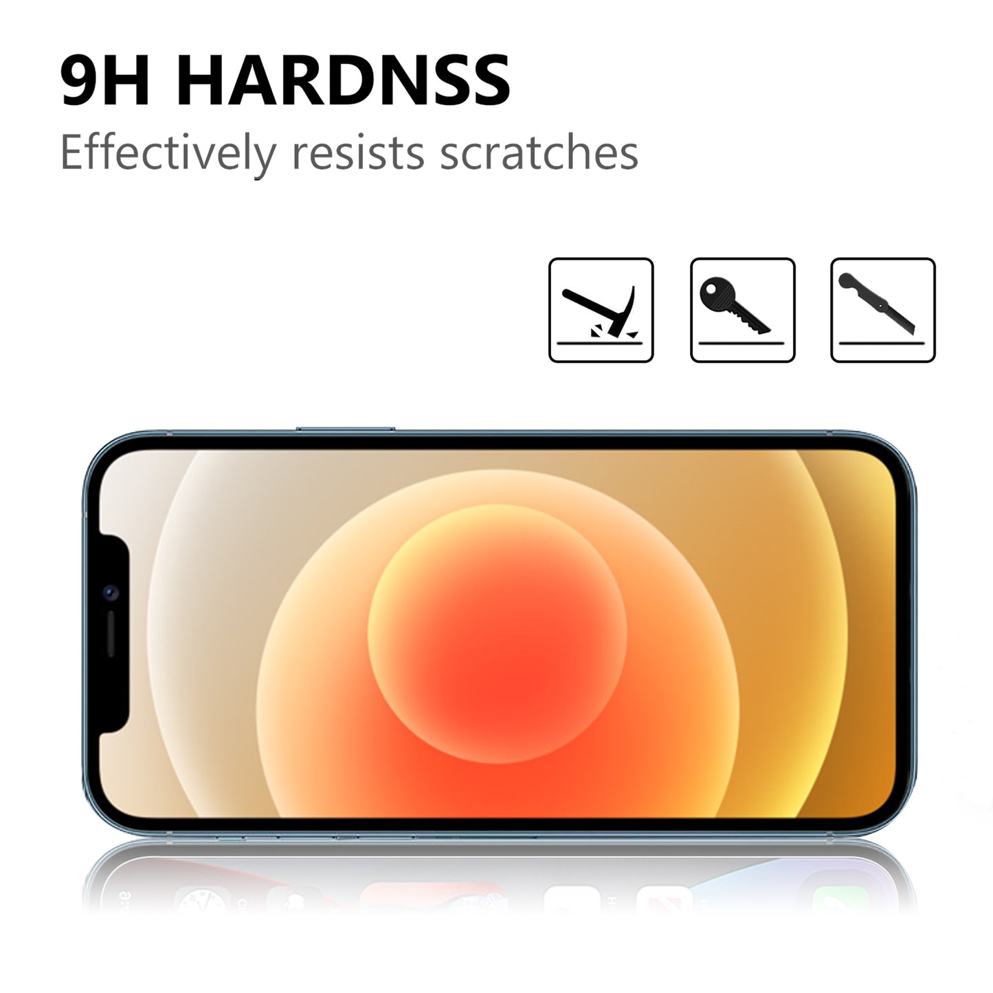 High Transparency TPU Case + Tempered Glass Screen Protector for iPhone 13 Pro Max 6.7 inch