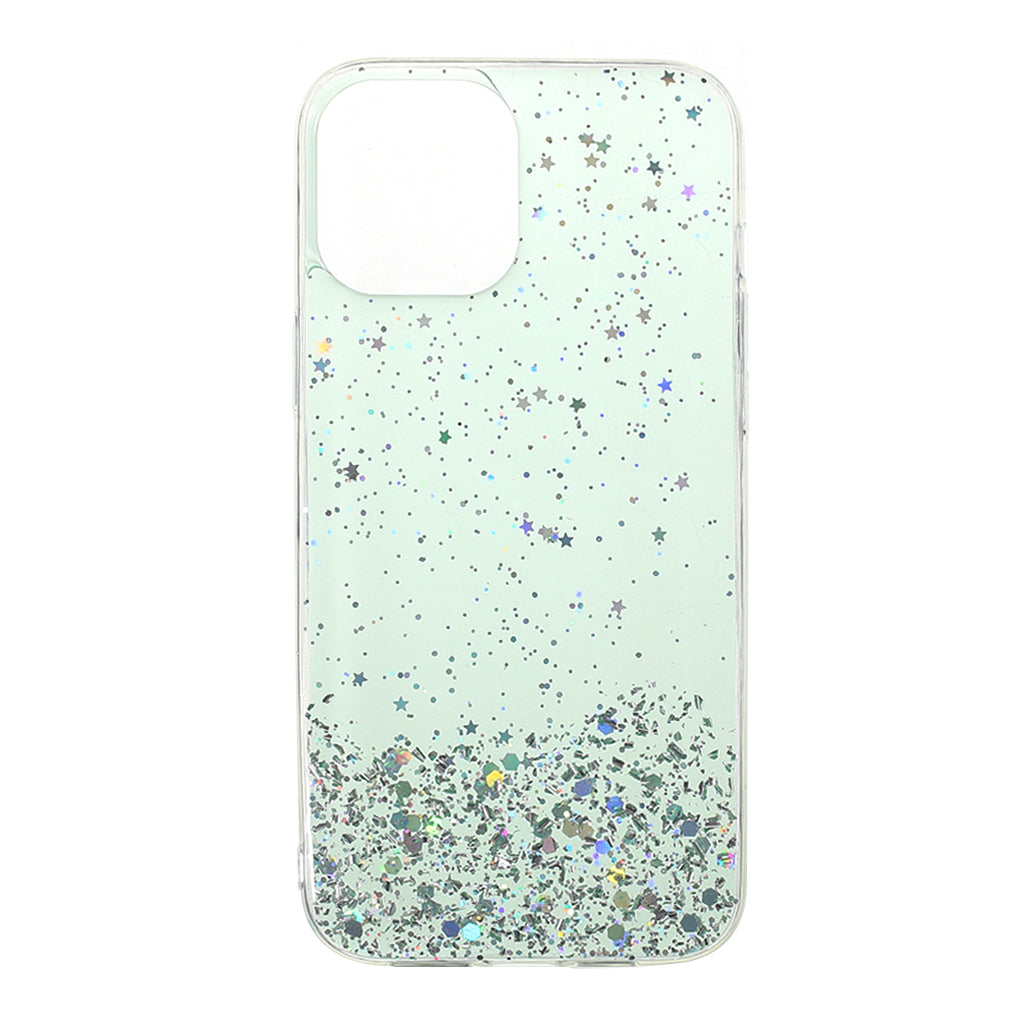 Sparkle Starry Sky Epoxy Anti Scratch Soft TPU Phone Case Protector for iPhone 13 Pro 6.1 inch