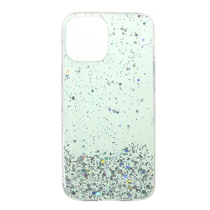 Sparkle Starry Sky Epoxy Anti Scratch Soft TPU Phone Case Protector for iPhone 13 Pro 6.1 inch