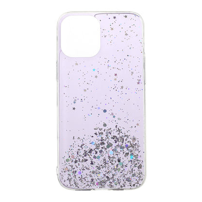 Sparkle Starry Sky Epoxy Anti Scratch Soft TPU Phone Case Protector for iPhone 13 Pro 6.1 inch
