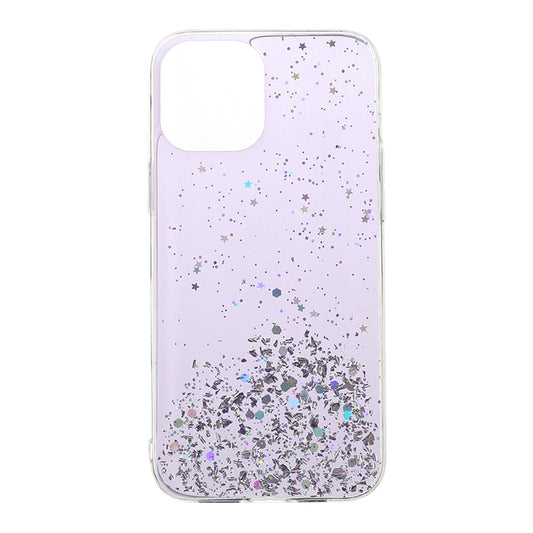 Sparkle Starry Sky Epoxy Anti Scratch Soft TPU Phone Case Protector for iPhone 13 Pro 6.1 inch
