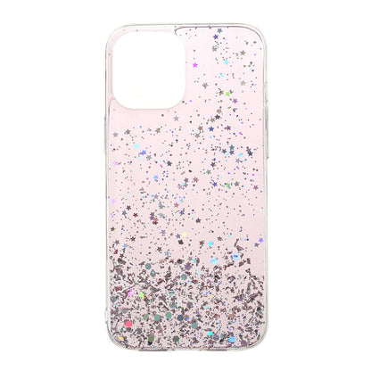Sparkle Starry Sky Epoxy Anti Scratch Soft TPU Phone Case Protector for iPhone 13 Pro 6.1 inch