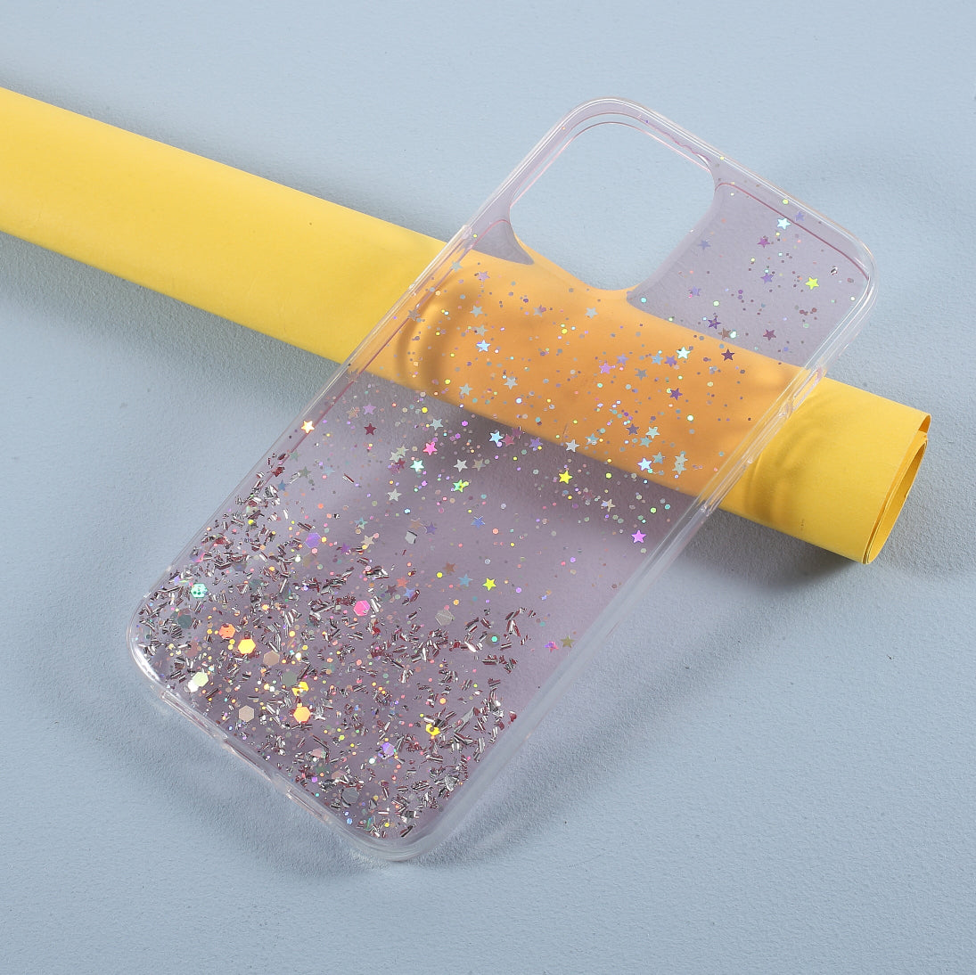 Sparkle Starry Sky Epoxy Anti Scratch Soft TPU Phone Case Protector for iPhone 13 Pro 6.1 inch