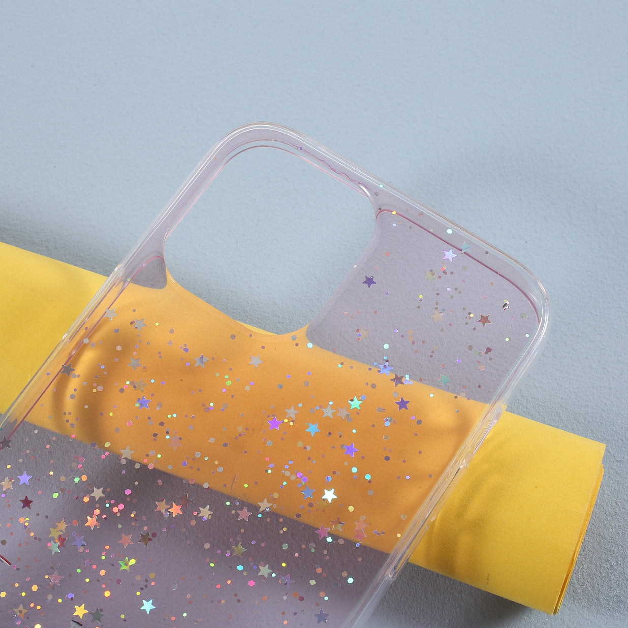 Sparkle Starry Sky Epoxy Anti Scratch Soft TPU Phone Case Protector for iPhone 13 Pro 6.1 inch