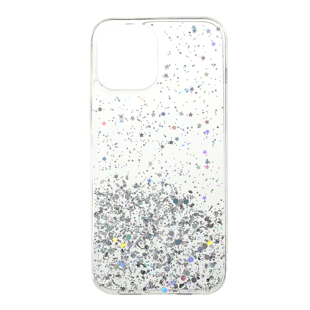 Sparkle Starry Sky Epoxy Anti Scratch Soft TPU Phone Case Protector for iPhone 13 Pro 6.1 inch