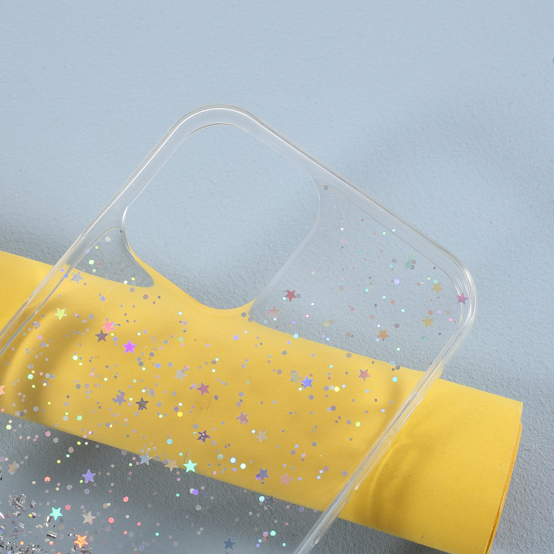 Sparkle Starry Sky Epoxy Anti Scratch Soft TPU Phone Case Protector for iPhone 13 Pro 6.1 inch