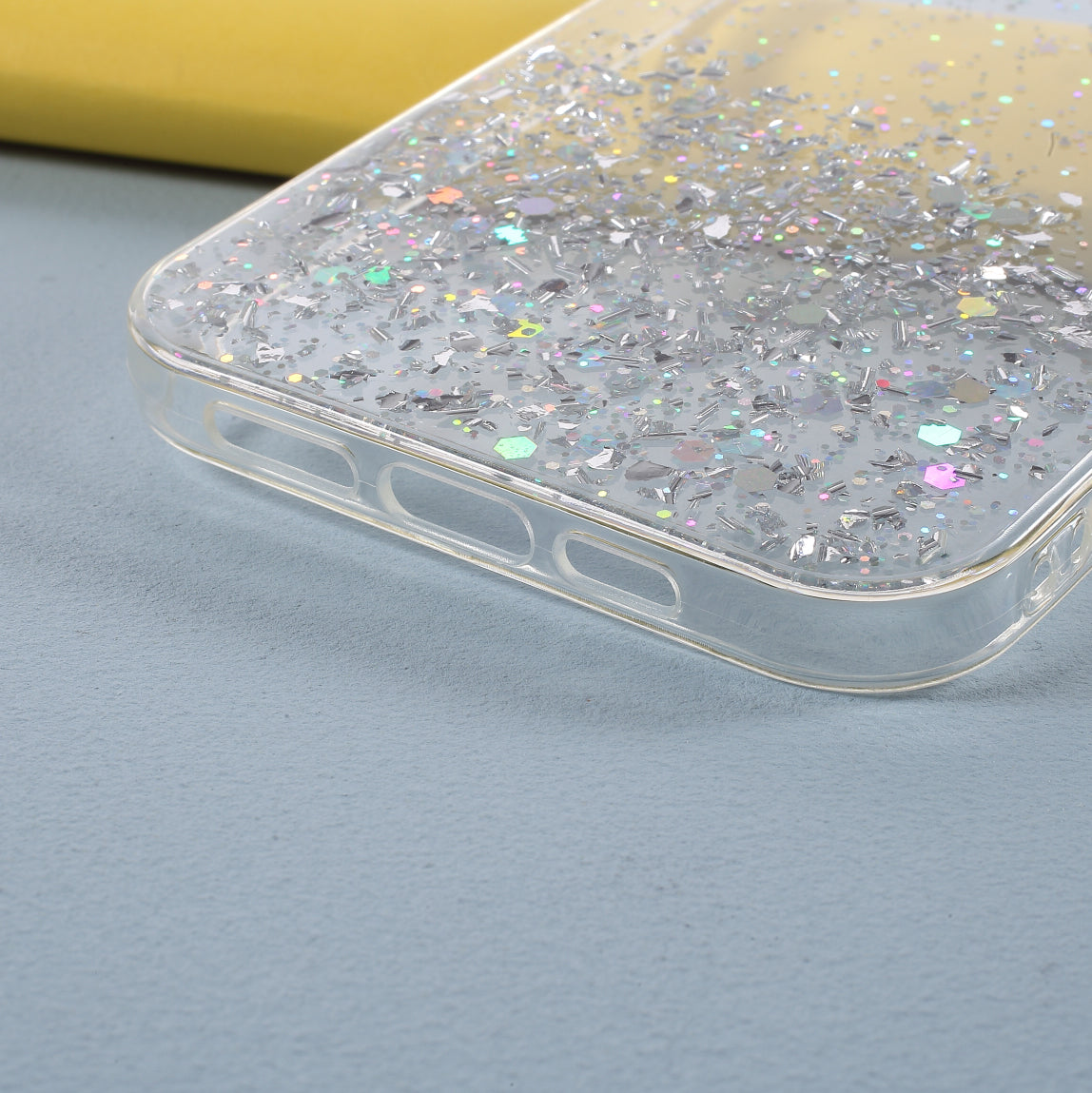 Sparkle Starry Sky Epoxy Anti Scratch Soft TPU Phone Case Protector for iPhone 13 Pro 6.1 inch