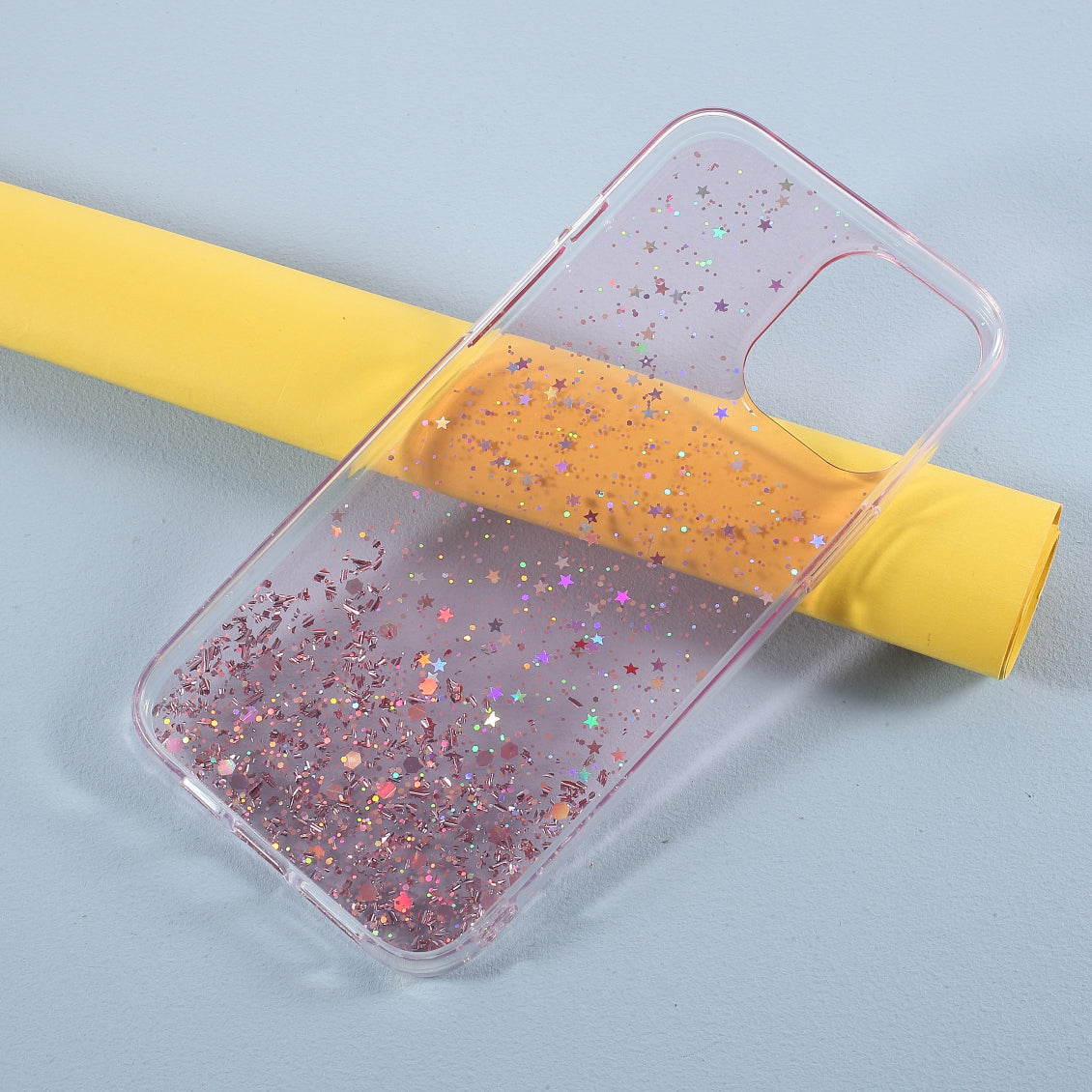 Sparkle Starry Sky Epoxy TPU Case Phone Protective Cover for iPhone 13 Pro Max 6.7 inch