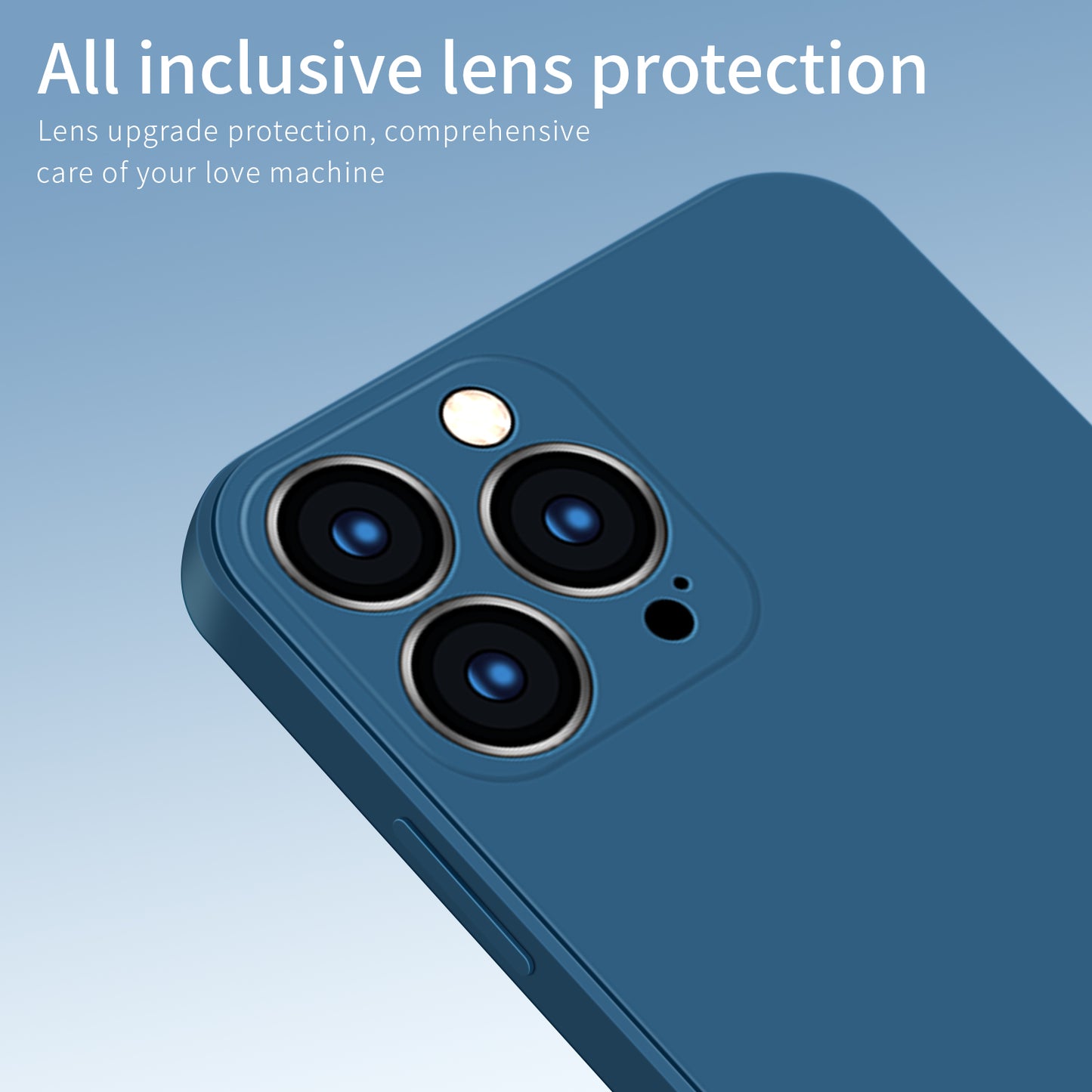 PINWUYO Precise Cut-Out Soft Silicone Full-Body Shockproof Protective Phone Case for iPhone 13 Pro Max 6.7 inch
