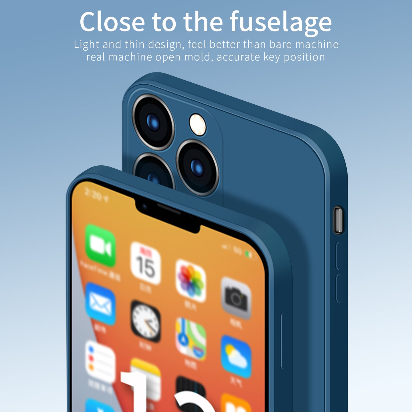 PINWUYO Precise Cut-Out Soft Silicone Full-Body Shockproof Protective Phone Case for iPhone 13 Pro Max 6.7 inch