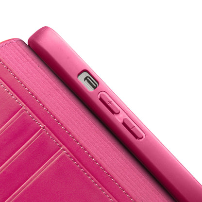 QIALINO Top Layer Cowhide Leather Stand Wallet Cell Phone Cover Protector for iPhone 13 Pro Max 6.7 inch