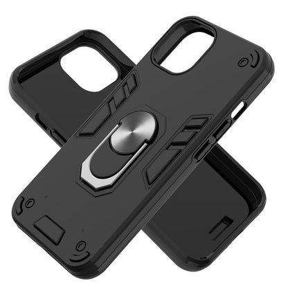 Armor 360Â° Rotation Ring Holder Kickstand Hybrid PC + TPU Phone Case for iPhone 13 Pro Max 6.7 inch