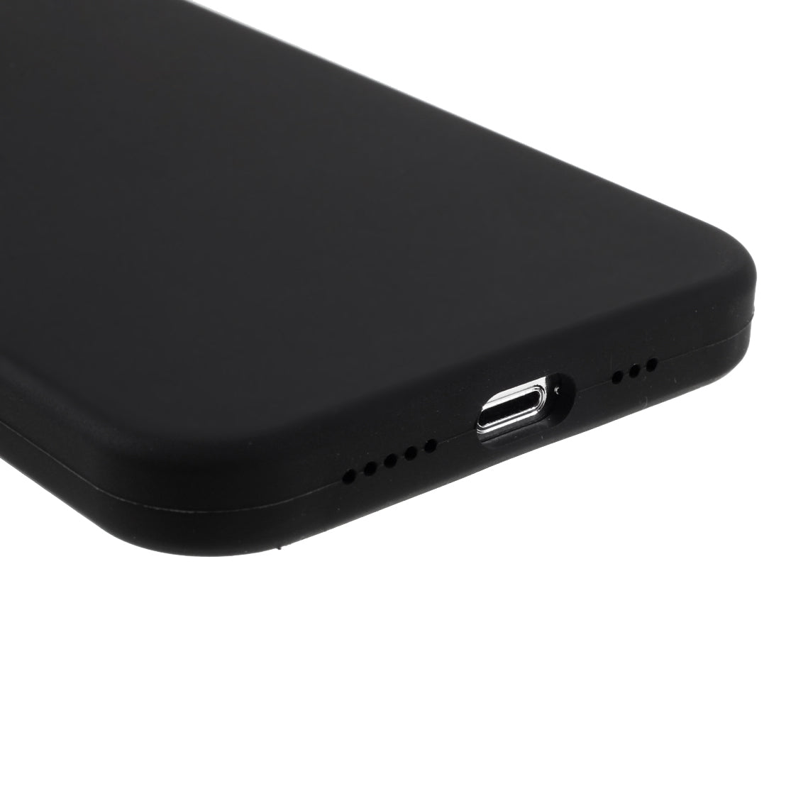 Soft Solid Silicone Slim Fit Shockproof Protective Phone Case for iPhone 13 Pro Max 6.7 inch