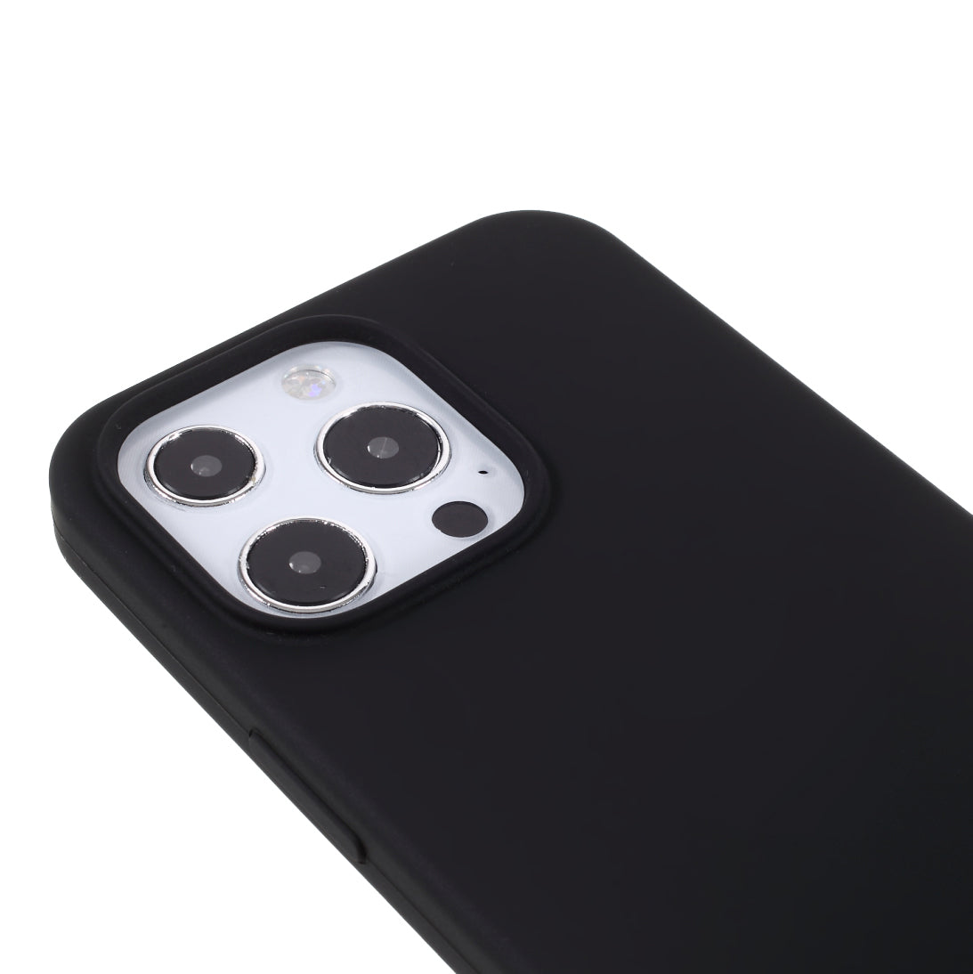 Soft Solid Silicone Slim Fit Shockproof Protective Phone Case for iPhone 13 Pro Max 6.7 inch