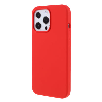 Solid Silicone Silky-Soft Touch Full-Body Protection Shockproof Cover with Soft Microfiber Lining for iPhone 13 Pro 6.1 inch