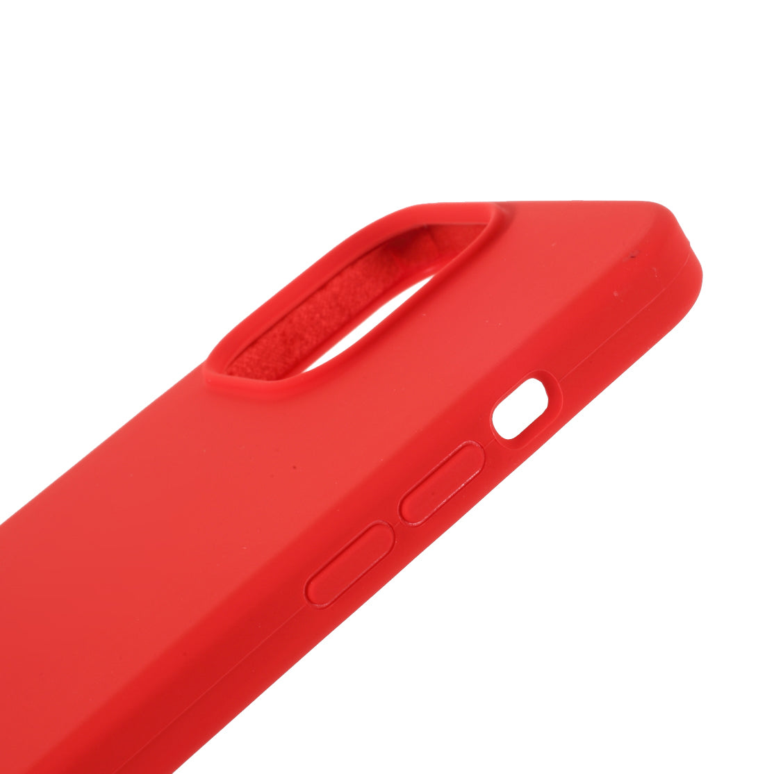 Solid Silicone Silky-Soft Touch Full-Body Protection Shockproof Cover with Soft Microfiber Lining for iPhone 13 Pro 6.1 inch