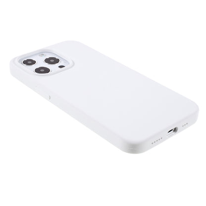 Solid Silicone Silky-Soft Touch Full-Body Protection Shockproof Cover with Soft Microfiber Lining for iPhone 13 Pro 6.1 inch