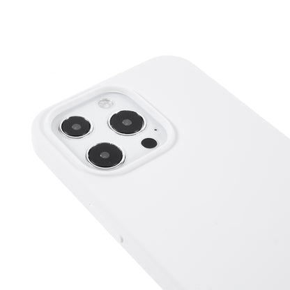 Solid Silicone Silky-Soft Touch Full-Body Protection Shockproof Cover with Soft Microfiber Lining for iPhone 13 Pro 6.1 inch
