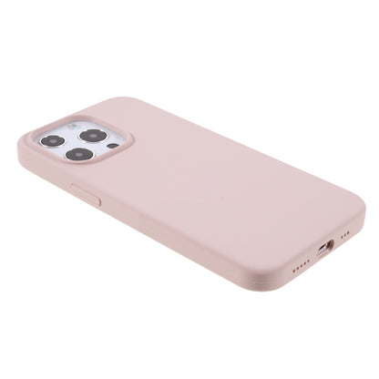 Solid Silicone Silky-Soft Touch Full-Body Protection Shockproof Cover with Soft Microfiber Lining for iPhone 13 Pro 6.1 inch