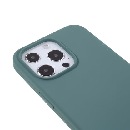 Solid Silicone Silky-Soft Touch Full-Body Protection Shockproof Cover with Soft Microfiber Lining for iPhone 13 Pro 6.1 inch