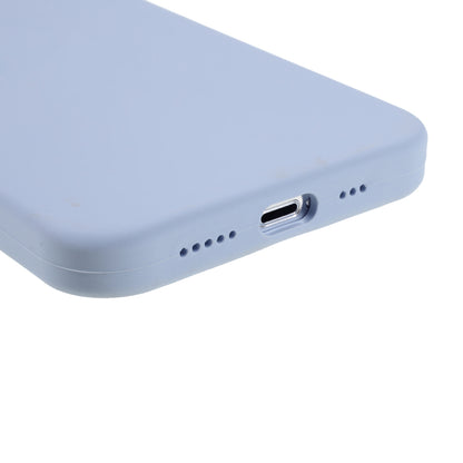 Solid Silicone Silky-Soft Touch Full-Body Protection Shockproof Cover with Soft Microfiber Lining for iPhone 13 Pro 6.1 inch