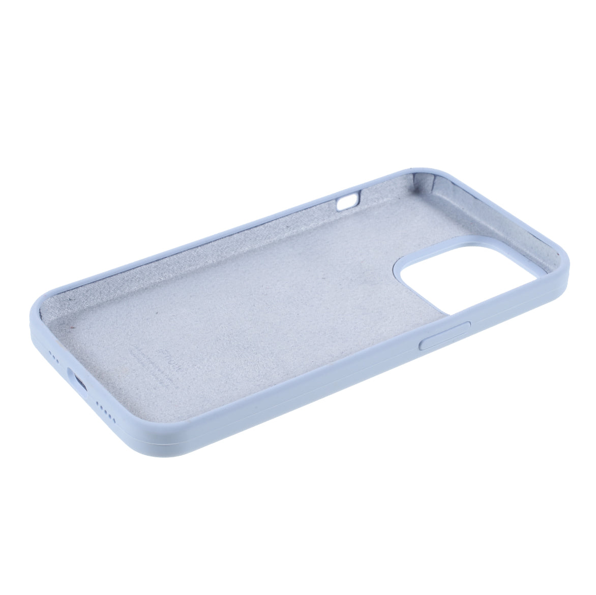 Solid Silicone Silky-Soft Touch Full-Body Protection Shockproof Cover with Soft Microfiber Lining for iPhone 13 Pro 6.1 inch