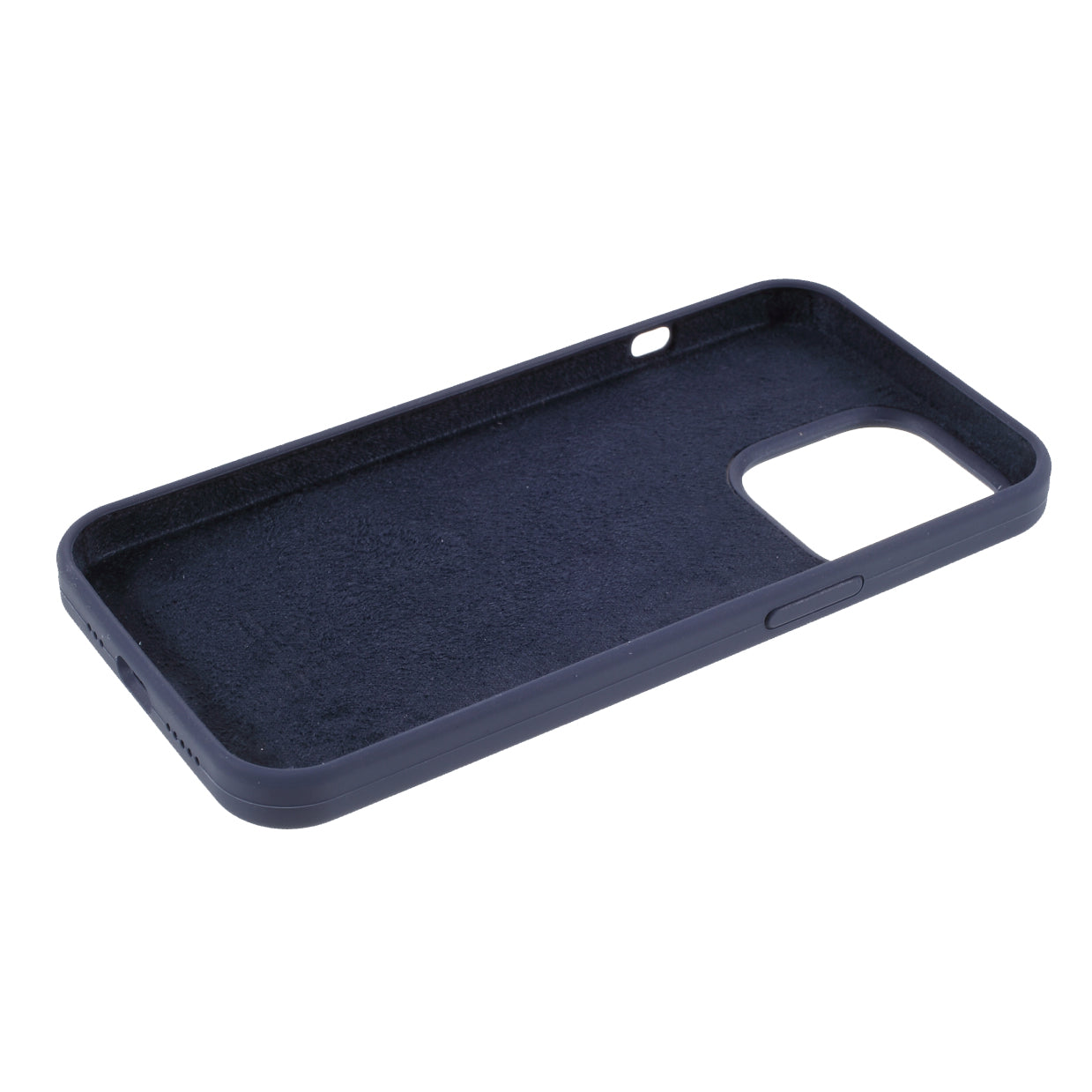 Solid Silicone Silky-Soft Touch Full-Body Protection Shockproof Cover with Soft Microfiber Lining for iPhone 13 Pro 6.1 inch