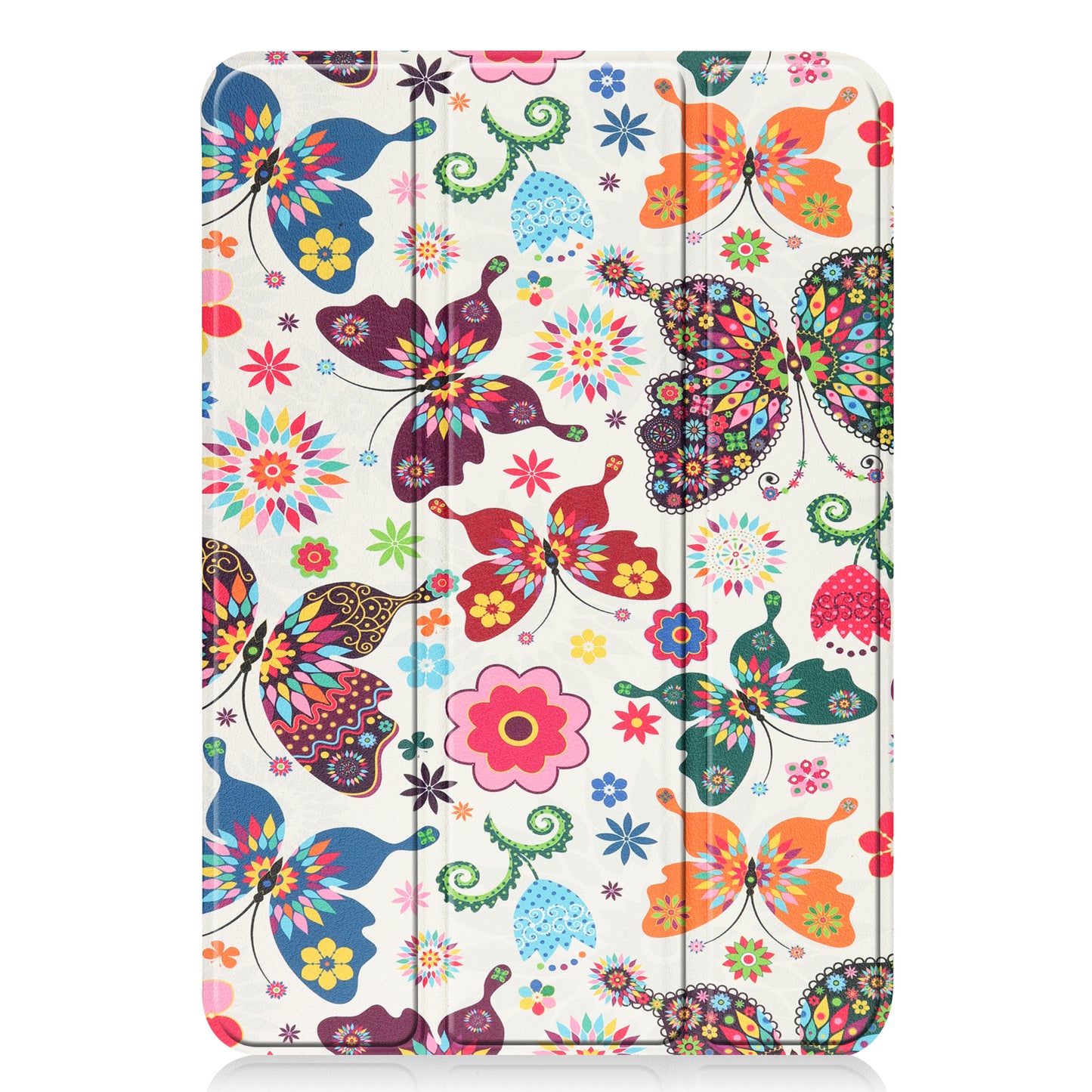 Tri-fold Stand Design Dustproof Pattern Printing Leather Tablet Case Cover for iPad mini 6 (2021)